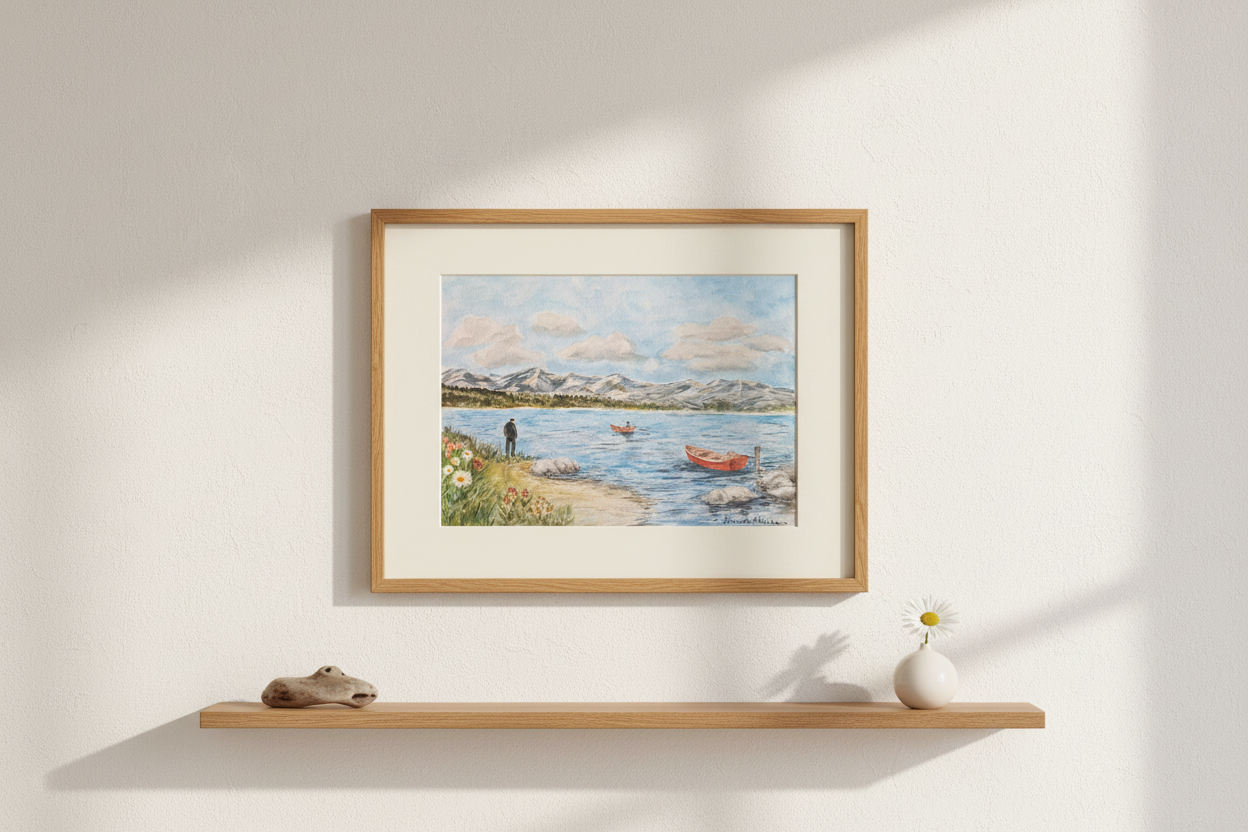 Norwegian Lake – Cream Matt